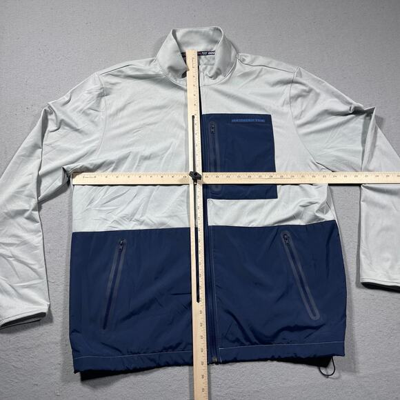 Southern Tide Performance Jacket Mens Size XL Sea Foam Full Zip Lightweight - Picture 5 of 13
